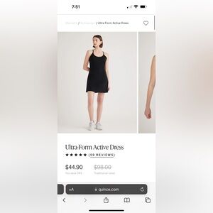 - M Ultra-Soft Active Dress - black